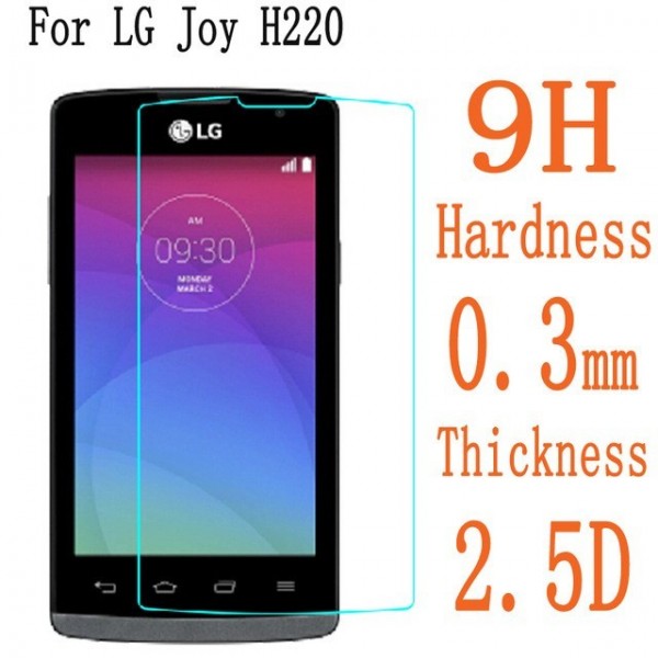 0.3mm Ultra Thin Arc edge HD Clear Tempered Glass Screen Protector for LG KITE -retail box