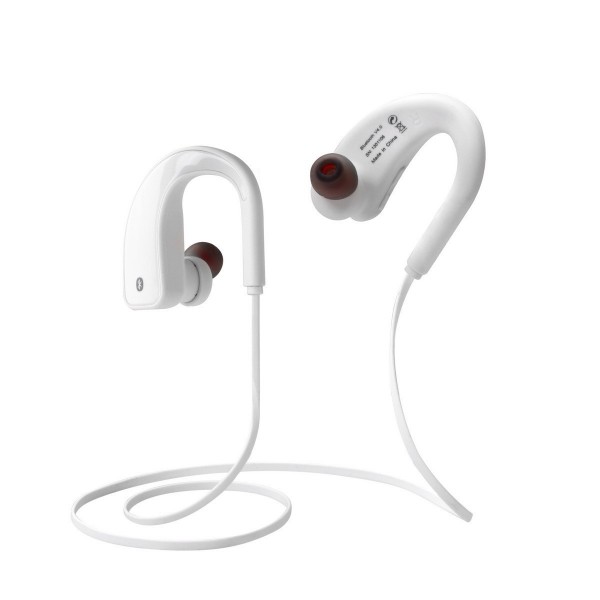 Sports Wireless Bluetooth V4.1 Stereo Headset Headphone for Mobile Phone ,white