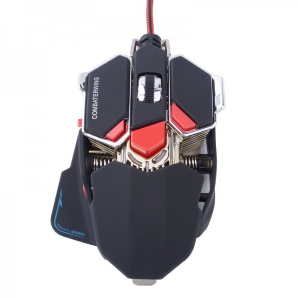 2015 New 6D Professional Colorful Backlight Mouse Gamer 4000 DPI Wired Gaming Game Mouse Mice For PC Laptop