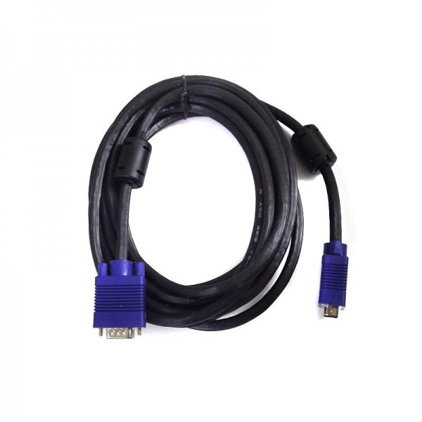 5m SVGA VGA MONITOR M M MALE TO MALE EXTENSION CABLE(BLUE&black)