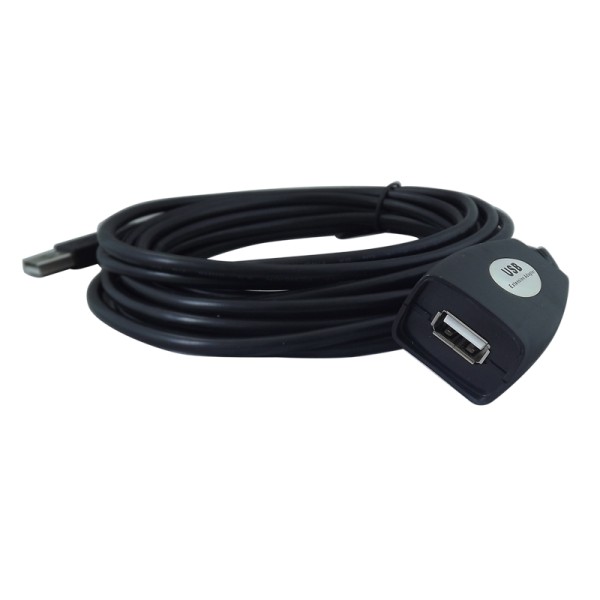 5M USB Extension Cable black