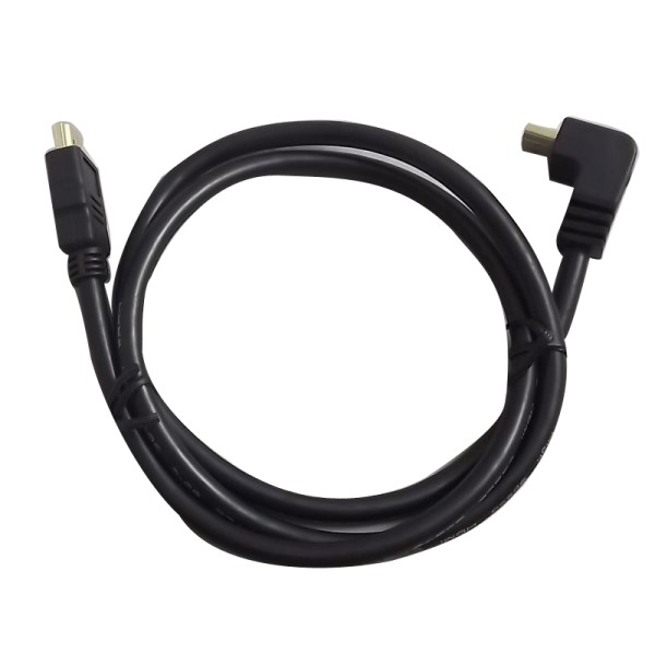 1.0M one end angled HDMI1.4 cable AM/AM HDMI1.4V support HDMI ethernet&3D