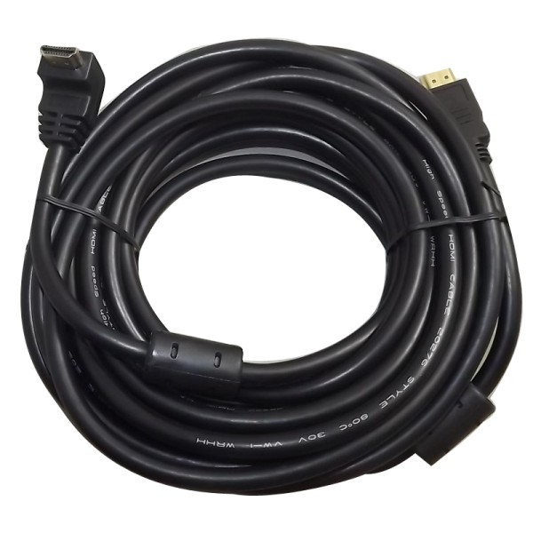 8.0M one end angled HDMI1.4 cable AM/AM HDMI1.4V support HDMI ethernet&3D