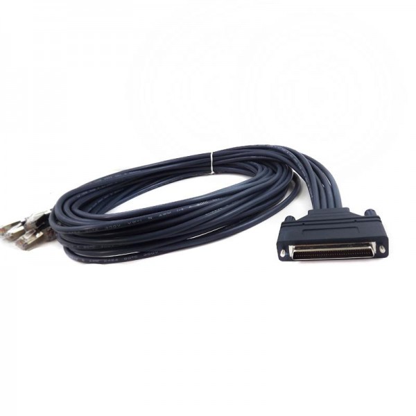 6ft CAB-OCTAL-ASYNC Cisco Compatible 8-Lead Octal Cable 68-Pin to 8-Male