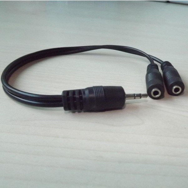 3.5mm Stereo Audio Y Extension Cable 1M/2F