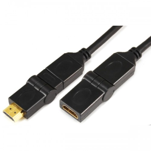 HDMI male(rotating 360°) to HDMI female(swing type) cable 11-X-038