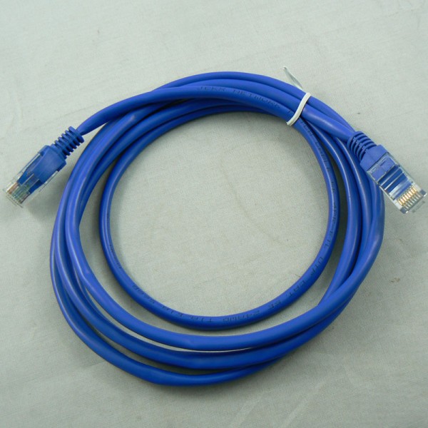 Cat5e UTP RJ45 Ethernet Network Cable 350MHz 28AWG CCA PVC 3M blue