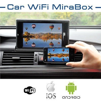 Car Mirabox Screen WiFi AirPlay MiraCast For IOS airplay&iPhone & Android Screen Mirroring to Car Stereos