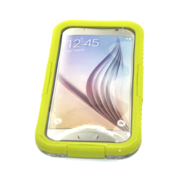 Waterproof Case Dustproof Shockproof Gel Touch Screen Ipx8 Swimming Diving Cover For Samsung GALAXY S6/S6 EDGE、green