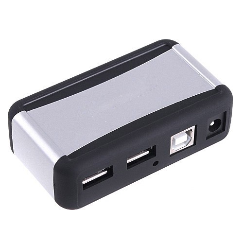 7 Port High Speed Mini Real USB 2.0 HUB With AC Adaptor