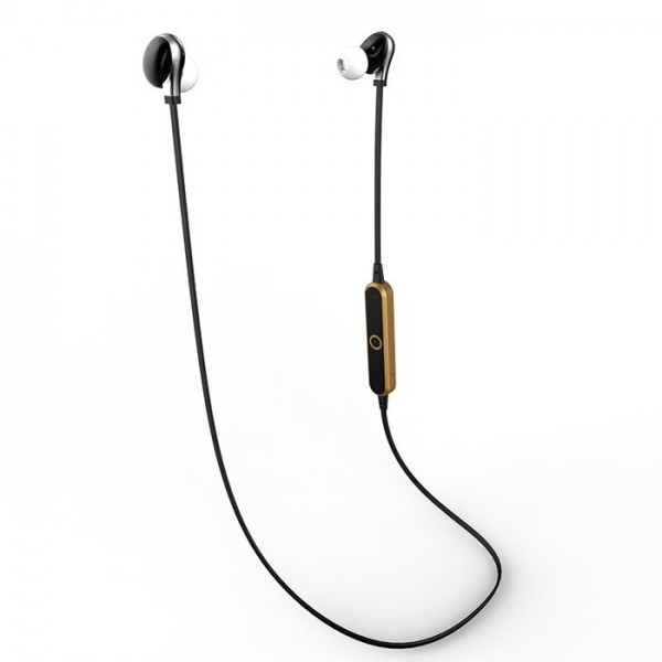 Wireless Bluetooth Headset SPORT Stereo Headphone Earphone for iPhone Samsung LG,black+gold