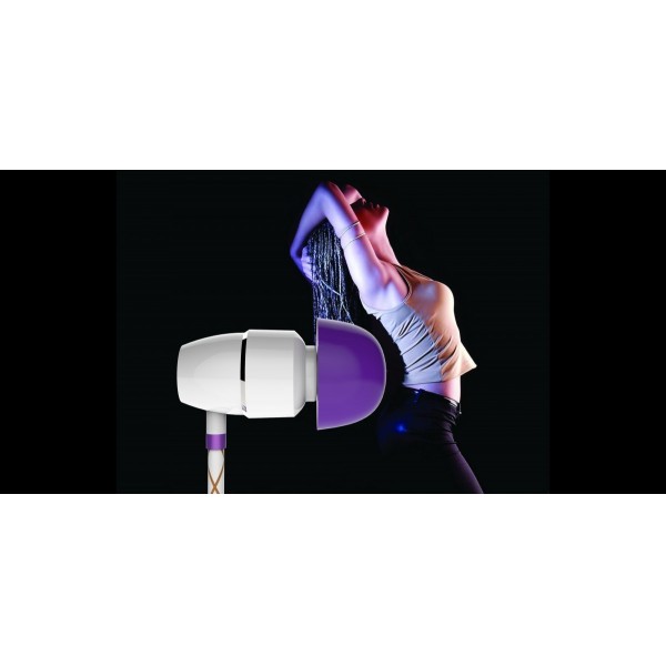 Icablelink H8 Aluminum alloy intermediate grade fever level comfortable headset purple