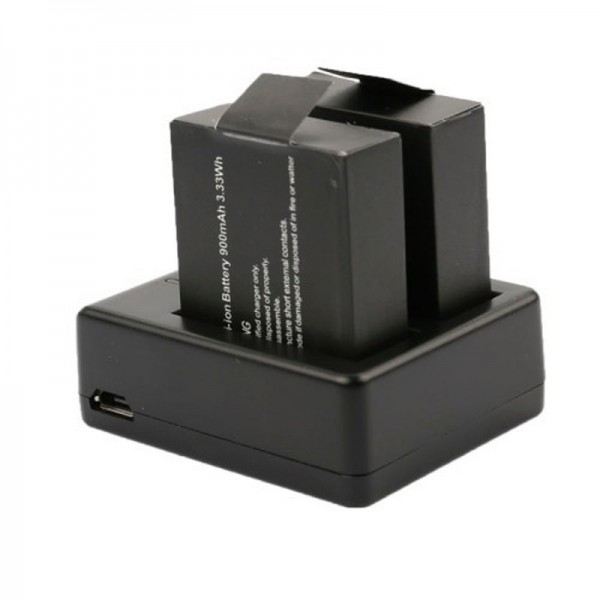 USB Dual Battery Travel Charger for SJCAM SJ4000 / SJ5000 / SJ6000